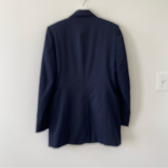 Anne Klein Women’s Navy Blazer with Gold Buttons and Patches - Picture 4 of 8